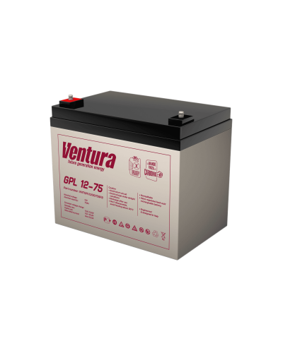 Ventura GPL 12-75. Аккумулятор герметичный свинцово-кислотный. Ventura в Сургуте