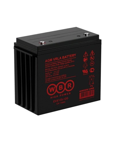 WBR EVX135-12G. Аккумулятор герметичный свинцово-кислотный. WBR в Сургуте