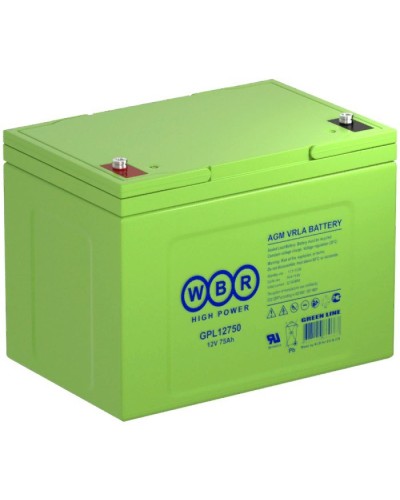 WBR GPL12750. Аккумулятор герметичный свинцово-кислотный. WBR в Сургуте