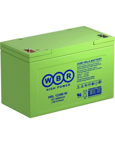WBR HRL12390W. Аккумулятор герметичный свинцово-кислотный. WBR в Сургуте