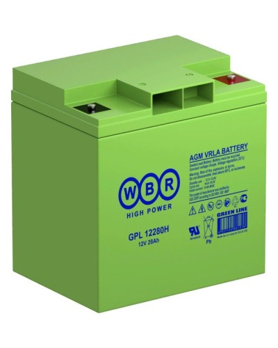 WBR GPL12280H. Аккумулятор герметичный свинцово-кислотный. WBR в Сургуте