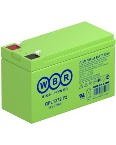 WBR GPL1272 F2. Аккумулятор герметичный свинцово-кислотный. WBR в Сургуте