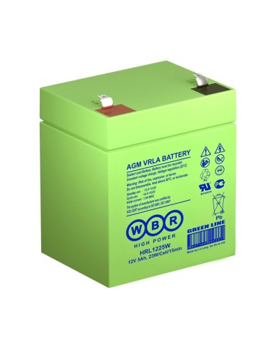 WBR HRL1225W. Аккумулятор герметичный свинцово-кислотный. WBR в Сургуте
