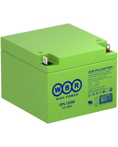 WBR GPL12260. Аккумулятор герметичный свинцово-кислотный. WBR в Сургуте