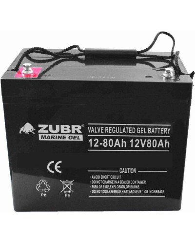 ZUBR MARINE GEL NPG 12-80 (12V, 80Ah). Аккумулятор герметичный свинцово-кислотный. ZUBR в Сургуте