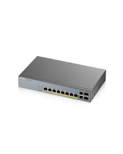 GS1350-12HP-EU0101F. Коммутатор сетевой PoE управляемый L2. ZYXEL в Сургуте