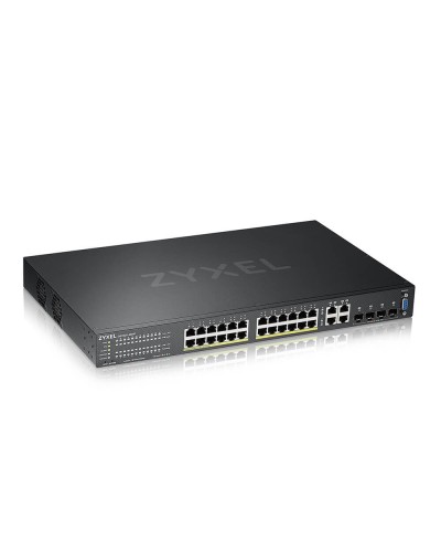 GS2220-28HP-EU0101F. Гибридный L2 коммутатор PoE+. ZYXEL в Сургуте