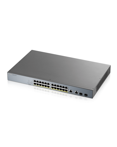 GS1350-26HP-EU0101F. L2 коммутатор PoE+ для IP-видеокамер rack 19. ZYXEL в Сургуте