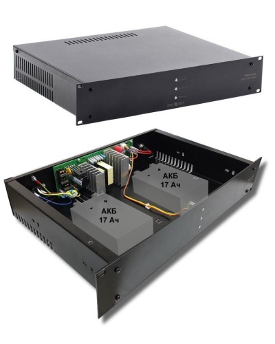 СКАТ-1200И7 RACK (СКАТ ИБП-12/5-2x17-RACK) (2142). Источник вторичного электропитания резервированный. Бастион в Сургуте