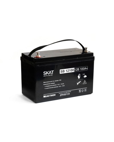 SKAT SB 12100 (2542). Аккумулятор герметичный свинцово-кислотный. Бастион в Сургуте