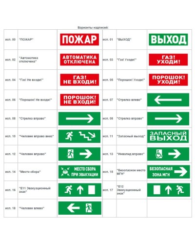 С2000-ОСТ исп.18 Человек влево. Оповещатель световой адресный. Болид в Сургуте