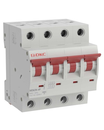 YON max MD63N 4P 32А 6кА C (MD63N-4PC32). Автоматический выключатель. ДКС в Сургуте