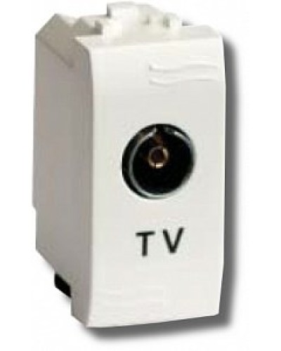 Розетка TV проходная Brava 1 модуль слоновая кость (75581S): Розетка TV в Сургуте
