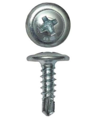 Саморез с пресс-шайбой 4.2х51 со сверлом (100 шт) (CM274051). Саморез с пресс-шайбой. ДКС в Сургуте