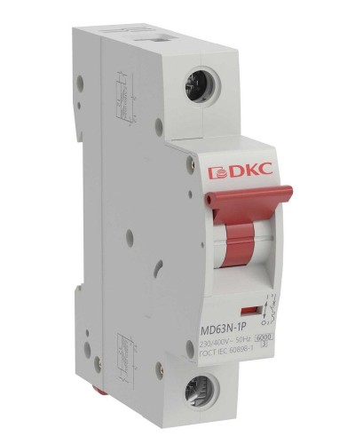 YON max MD63N 1P 25А 6кА C (MD63N-1PC25). Автоматический выключатель. ДКС в Сургуте