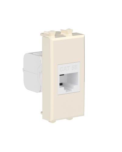 Розетка RJ-45, кат.5E, Avanti, 1 модуль, ванильная дымка (4405661): Розетка компьютерная модульная в Сургуте