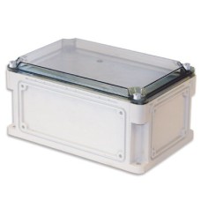 Корпус RAM box 300х150х160, высота крышки 35 мм, IP67 (531311). Корпус с фланцами и прозрачной крышкой, без монтажной платы. ДКС