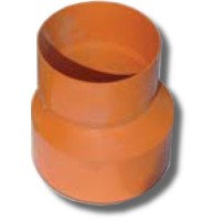 Переходник для двустенных труб D160-200 (024200). Переходник для двустенных труб. ДКС