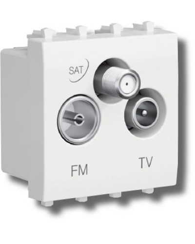 Розетка TV-FM-SAT Avanti 1 модуль белое облако (4400532): Розетка TV-FM-SAT в Сургуте
