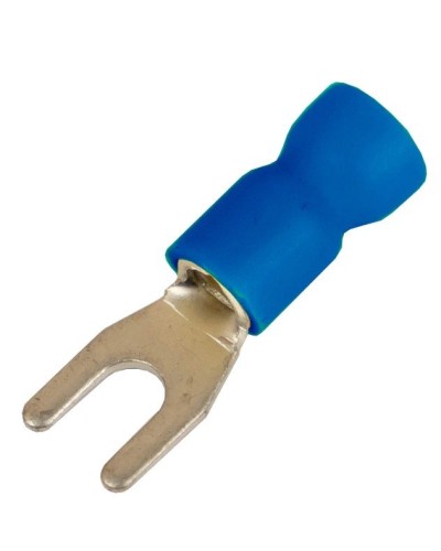 Наконечник вилочный НВИ 1,5-2,5 М3,5 (D3,7мм) (100 шт) (2B135P-EE-PVC). Наконечник вилочный с изолированным фланцем ПВХ. ДКС в Сургуте