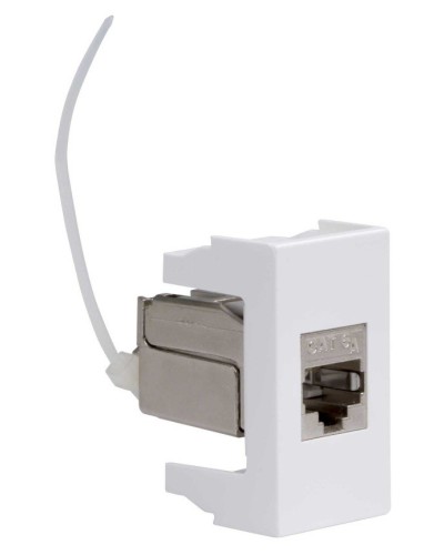 Розетка RJ-45 Viva 1 модуль кат.6A белая (45078). Розетка компьютерная экранированная с одним разъёмом. ДКС в Сургуте