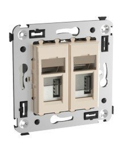 Розетка USB в стену Avanti ванильная дымка (4405543). Розетка USB. ДКС в Сургуте