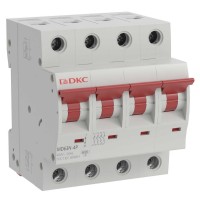 YON max MD63N 4P 50А 6кА C (MD63N-4PC50). Автоматический выключатель. ДКС