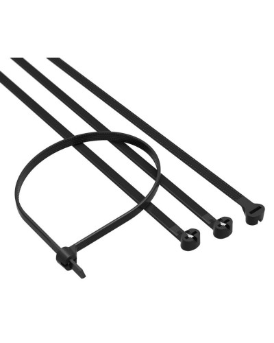 Хомут 3,6x140 P6.6, черный (100шт) (21309SR): Хомут с двойным замком в Сургуте