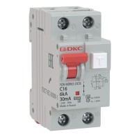 АВДТ YON MDR63 C25 2P 30mA (MDR63-22C25-A). Автоматический выключатель дифференциального тока. ДКС