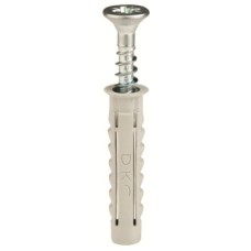 Саморез 4,5х40 мм с дюбелем V6 (100 шт) (CM06522): Саморез с дюбелем