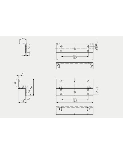 L+Z кронштейн для EMC 1200 ALH. L+Z кронштейн для EMC 1200 ALH. dormakaba в Сургуте
