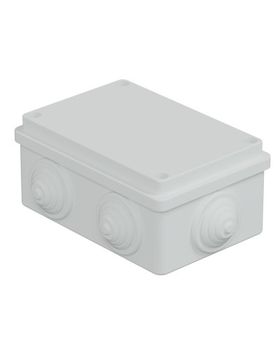 Коробка JBS120 120х80х50, 6 вых., IP55, белая (44008W-1). Коробка монтажная. Экопласт в Сургуте