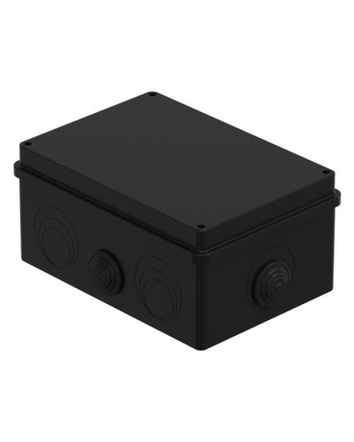 Коробка JBS210 210х150х100, 8 вых., IP55, черная (44016BL-1). Коробка монтажная. Экопласт в Сургуте