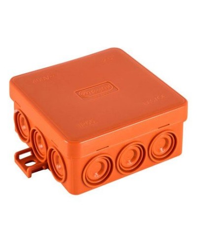 Коробка JBL085 85х85х38, 12 вых., 4P (0,15...6мм²) (43755HF): Коробка монтажная, огнестойкая, без галогена в Сургуте