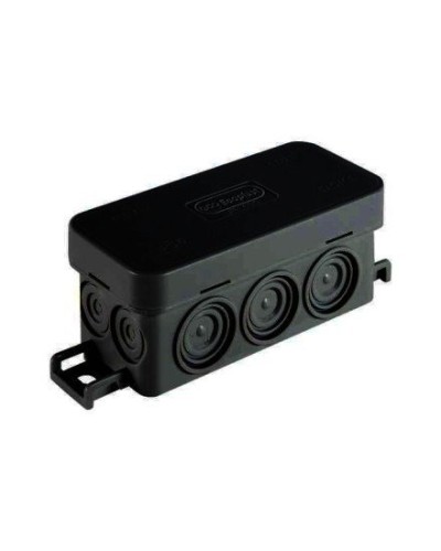 Коробка JBL090 90х42х40, 10 вых., IP55, черная (44055BL-1). Коробка монтажная. Экопласт в Сургуте