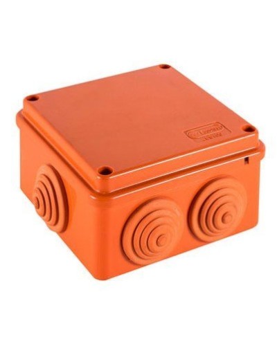 Коробка JBS100 100х100х55, 6 вых., 9P, (0,15-2,5мм²) (43417HF). Коробка монтажная, огнестойкая, без галогена. Экопласт в Сургуте