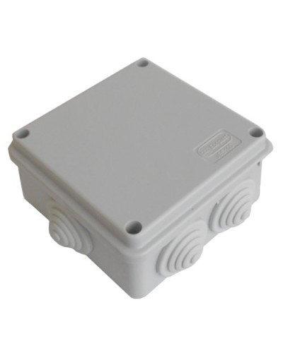 Коробка JBS100 100х100х55, 6 вых., 6P (1,5…4мм²) серая (43117HF-GR). Коробка монтажная, огнестойкая, без галогена. Экопласт в Сургуте