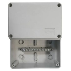 Коробка (КУП) JBS080 85х85х40, 6 вых, IP44 (44046KP): Коробка уравнивания потенциалов (КУП), 6х9мм, 8 зажимов