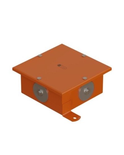 Коробка SMB120 металлическая 120х120х60, 4 металлических заглушки (56004S). Коробка, 4 металлические заглушки. Экопласт в Сургуте