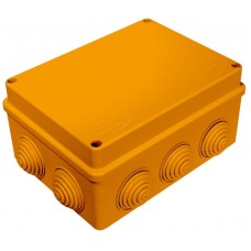 Коробка JBS150 150х110х70, 10 вых., 4P (2,5…16мм²) (43339HF): Коробка монтажная, огнестойкая, без галогена