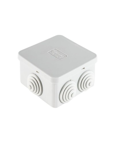 Коробка JBS070 70х70х40, 6 вых., IP44, белая (44056W-1). Коробка монтажная. Экопласт в Сургуте