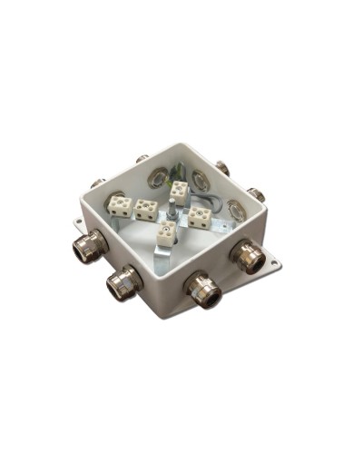 КМ-О (10к)-IP66-120х120, семь вводов: Коробка монтажная огнестойкая в Сургуте