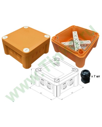 КМ-О-1212(П)(18к)-IP66(П6-12): Коробка монтажная огнестойкая в Сургуте