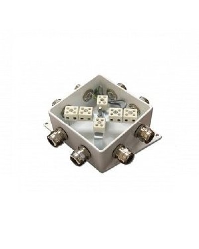 КМ-О (12к*10,0)-IP66-120х120, семь вводов: Коробка монтажная огнестойкая в Сургуте