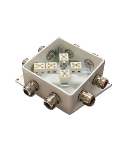 КМ-О (10к*6,0)-IP66-120х120, пять вводов: Коробка монтажная огнестойкая в Сургуте