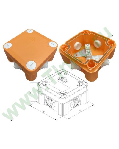 КМ-О-1010(П)(8к)-IP55: Коробка монтажная огнестойкая в Сургуте