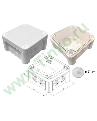 КМ-1212(П)-IP55. Коробка монтажная. Гефест в Сургуте
