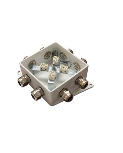 КМ-О (8к)-IP66-120х120, шесть вводов: Коробка монтажная огнестойкая в Сургуте