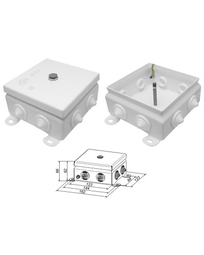 КМ IP55-1212. Коробка монтажная электротехническая. Гефест в Сургуте