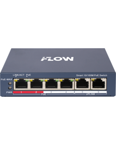 F-SW-EM206POE-VM. Коммутатор с POE. i-FLOW в Сургуте